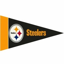 Pittsburgh Steelers NFL Felt Mini Pennant 4&quot; x 9&quot; Banner Flag Souvenir NEW - £2.86 GBP