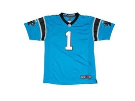 Nike Carolina Panthers Cam Newton Jersey Size XL Youth Blue - $19.17