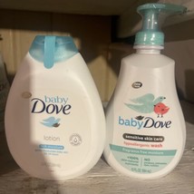 Dove Baby Rich Moisture Lotion And hypoallergenic wash - £15.85 GBP