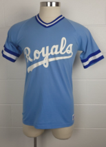 Vtg Sand Knit Kansas City Royals Tshirt Shirt USA 50/50 M-L - £23.46 GBP