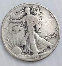 Walking Liberty Half Dollars 90% Silver Circulated  1943 - £14.82 GBP