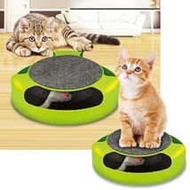 Mouse Catch Cat Toy Groomer Scratch Pad Pet Fun Kitten Interactive Playt... - $12.86
