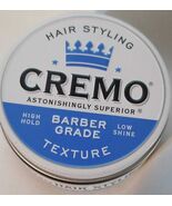 Cremo Hair Styling Barber Grade Texture, High Hold, Low Shine - $20.92 CAD
