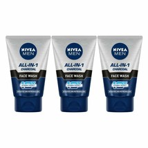 NIVEA Charcoal Face Wash 100ml Pack of 3 - $28.60