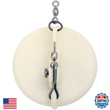 Luhr Jensen Dipsy Diver Everglo White Fishing Lure Bottom Fish Trolling - $45.34