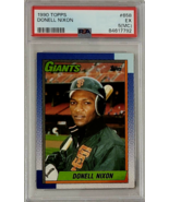 Authenticity Guarantee 
1990 Topps Donell Nixon #658 ERROR CARD PSA 5 ( ... - £265.32 GBP
