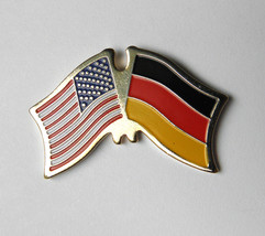 Germany German National Country World Combo Usa Flag Lapel Pin Badge 1 Inch - £4.19 GBP
