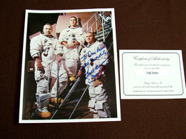 FRANK BORMAN NASA ASTRONAUT APOLLO 8 GEMINI SIGNED AUTO 8 X 10 PHOTO PRE... - £194.42 GBP