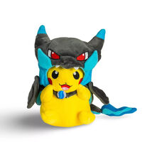 Pokemon Pikachu Mega Charizard X Hoodie Cosplay Poncho Plush 12&quot; Cute So... - $18.07 CAD
