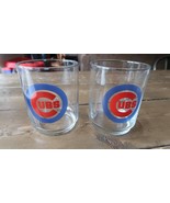 Pair of Vintage CHICAGO CUBS Whiskey Glasses 4&quot; - £26.41 GBP