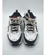 Size 7.5 - Nike Air Monarch IV White Black Red Men's Running Walking Shoes - $37.05