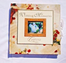 WEDDING MEMORIES BOOK Photo Album Celebrating Cherished Moments Memory S... - £9.94 GBP