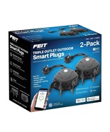 Feit Electric Triple Outlet Outdoor Smart Plugs 2-pack,  #PLUG3/WIFI/WP/... - $40.96 CAD