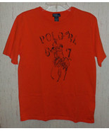 EXCELLENT BOYS Polo by Ralph Lauren ORANGE T-SHIRT   SIZE XL (18-20) - $445.00 MXN