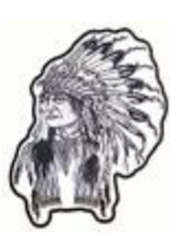 1 NEW JUMBO CHIEF WARRIOR HEADDRESS JACKET BACK PATCH JBP39 6 inch NEW - $12.34