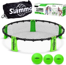 Slammo Game Set Includes 3 Balls Carrying Case and Rules Outdoor Lawn Be... - $81.36