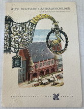 Alte Deutsche Gasthausschilder “Zum Storchen” Norddeutscher L Bremen Menu 1961 - £30.13 GBP