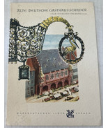 Alte Deutsche Gasthausschilder “Zum Storchen” Norddeutscher L Bremen Men... - £29.93 GBP