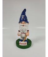 MLB Texas Rangers W/ Coca~Cola Garden Gnome Approximately 7&quot; tall Very n... - £18.42 GBP