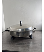 Regal Ware SOCIETY 7253 12&quot; Liquid Oil Core Electric Stainless Steel Ski... - $46.48 CAD