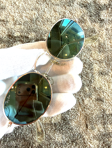 NEW VINTAGE B&amp;L RAY BAN RAYBAN OVAL SILVER MIRROR SIDESTREET 50mm SUNGLA... - $250.00