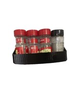 Single Tier  Wall-Mounted Spice Rack Storage Shelves Plastic - $12.89