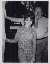 Walt Disney poses with star Annette Funicello vintage 8x10 inch photo - $14.99