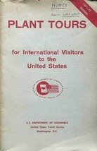 Plant Tours for International Visitors to the United States 1971-1972 edition - £13.69 GBP