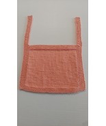 Knit Baby Bib (Peach) - $25.00