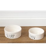 Dog Slurp and Chow Feeding Bowls - $52.14 CAD