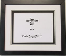 Graduation University Diploma Certificate Picture Frame Holds 9x7 Certificate Tr - £29.18 GBP