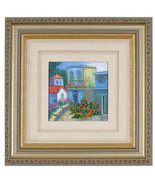&quot; Urban Dwelling &quot; Par Heddy Kun Signée Acrylique sur Toile 18 1/2x18 1/... - $14,546.95 MXN