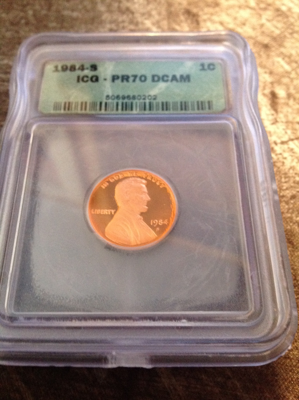 1984-S  Lincoln Cent Proof 70DC  ICG - $199.99