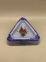 COLLECTIBLE VESTAL ALCOBACA PORTUGAL ASHTRAY HANDPAINTED - £12.34 GBP