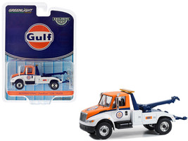 International Durastar 4400 Tow Truck Orange &amp; White Gulf Oil - That Good Gulf G - £20.61 GBP