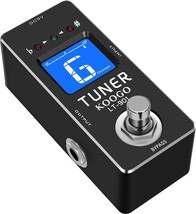 Koogo Tuner Pedal True Bypass High Precision Chromatic Guitar Tuners Pedal. - $39.99