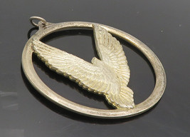 1975 WALLACE 925 Sterling Silver - Vintage Peace On Earth Dove Pendant - PT7771 - £95.73 GBP
