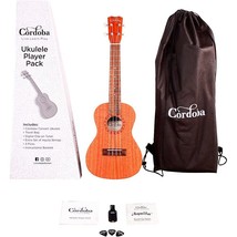 Cordoba Ukulele Player Pack - Concert Ukulele Natural - $143.44
