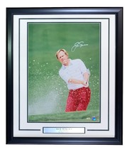 Jack Nicklaus Signed Framed 16x20 PGA Sand Golf Photo Steiner+Golden Bear Holos - £465.13 GBP