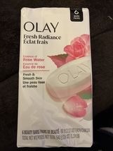 OLAY Fresh Radiance Rose Water Beauty Bar Soap, 6 Bars Total 19 fl oz - $9.39