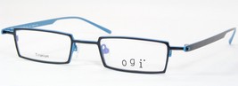 Ogi 5020 301 Black / Blue Eyeglasses Glasses Titanium Frame 44-19-135mm Japan - £77.28 GBP