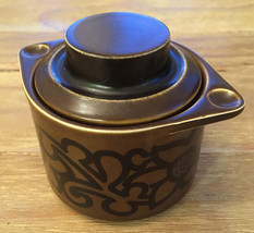 Vintage Ireland Earthenware Brown Celtic Limerick Mid Century Sugar Bowl 3” - $28.80