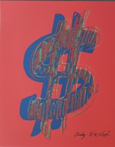 Andy Warhol Dollar sign Lithograph - £849.86 GBP