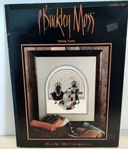 P Buckley Moss Taking Turns Cross Stitch Chart 107 June Grigg Designs Retired - £8.69 GBP