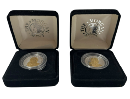 MORGAN MINT 2000 P Sacagawea 24K Gold &amp; Silver Plated Dollar Coin Lot of... - $86.02 CAD