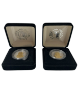MORGAN MINT 2000 P Sacagawea 24K Gold &amp; Silver Plated Dollar Coin Lot of... - $1,133.75 MXN