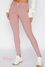 YMI Plus Size Hyperstretch Forever Color Skinny Jeans Jeggings Rose Taupe - £26.37 GBP