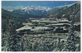 Alberta Postcard Banff In Winter Bow Valley - £1.69 GBP