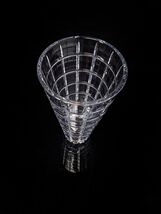 Fabergé Crystal Atelier Collection "Metropolitan" Vase - 13” H x 4.5" W x 2.5"B image 2