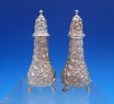 Rose by Stieff Sterling Silver Salt and Pepper Shaker Set 2pc #12 (#7893) - $286.11